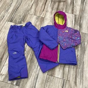 The North Face girls ski set